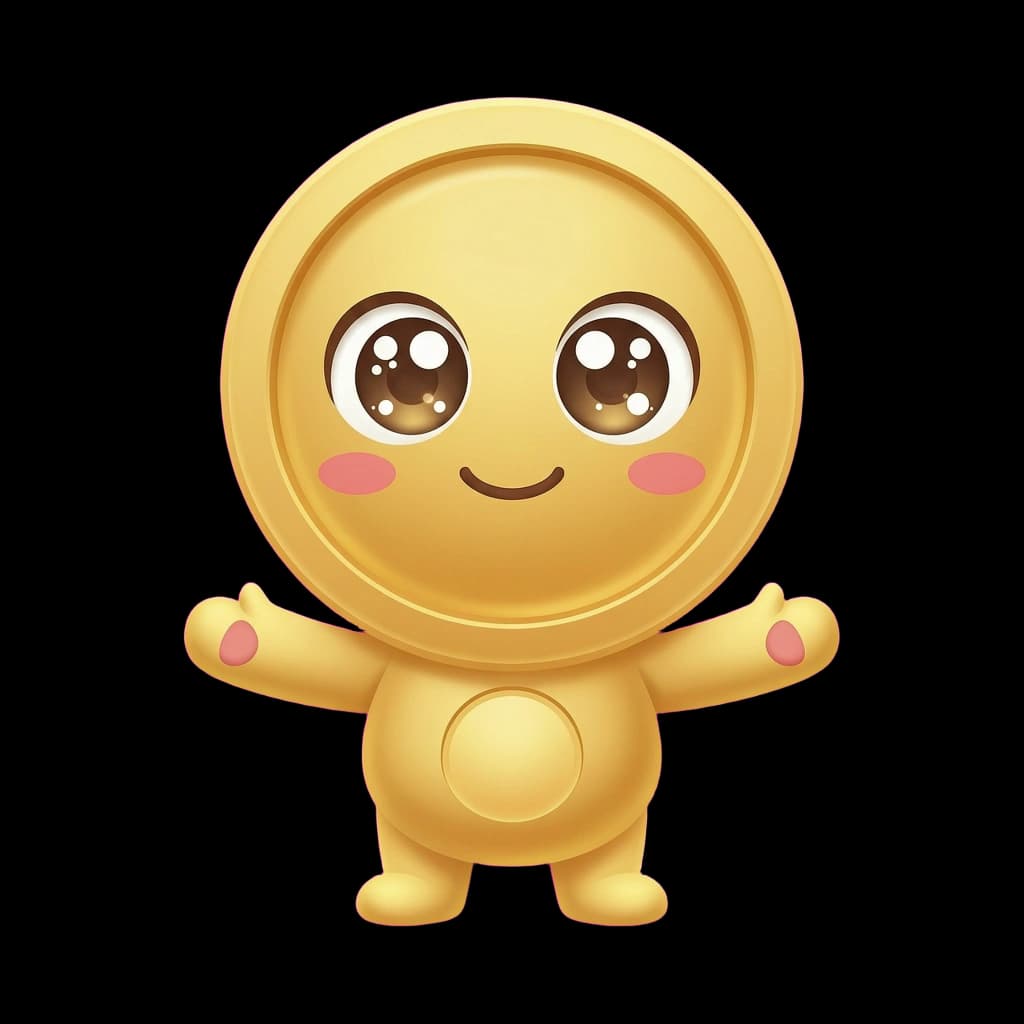 Pico the Coin, a cheerful chibi mascot for payments and checkout