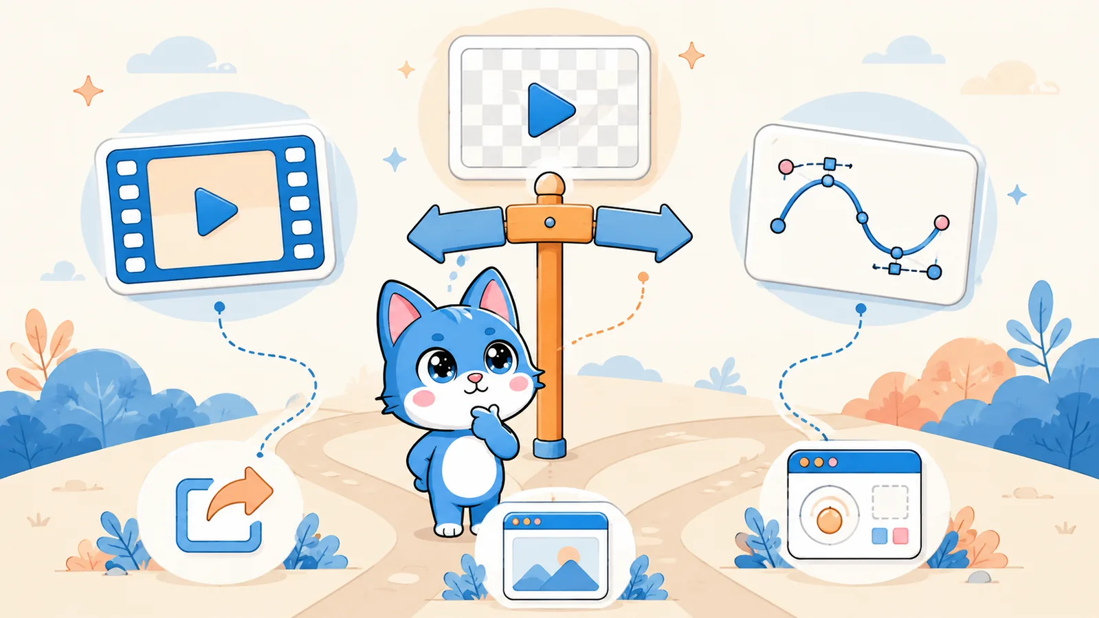 Illustration for GIF vs Lottie Advisor