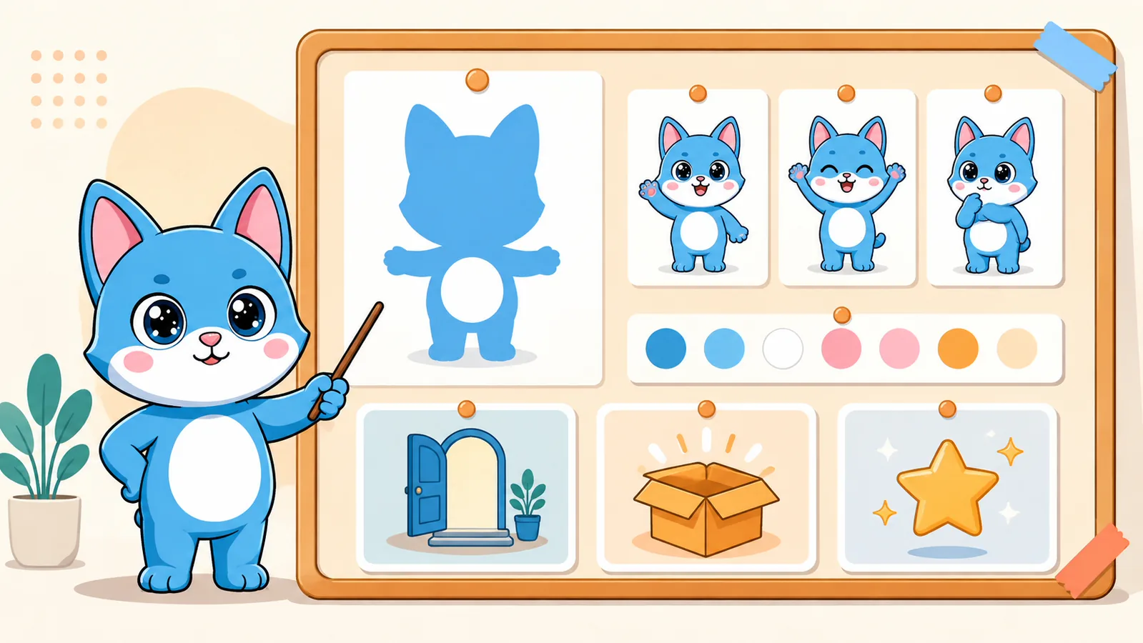Illustration for Mascot Concept Generator