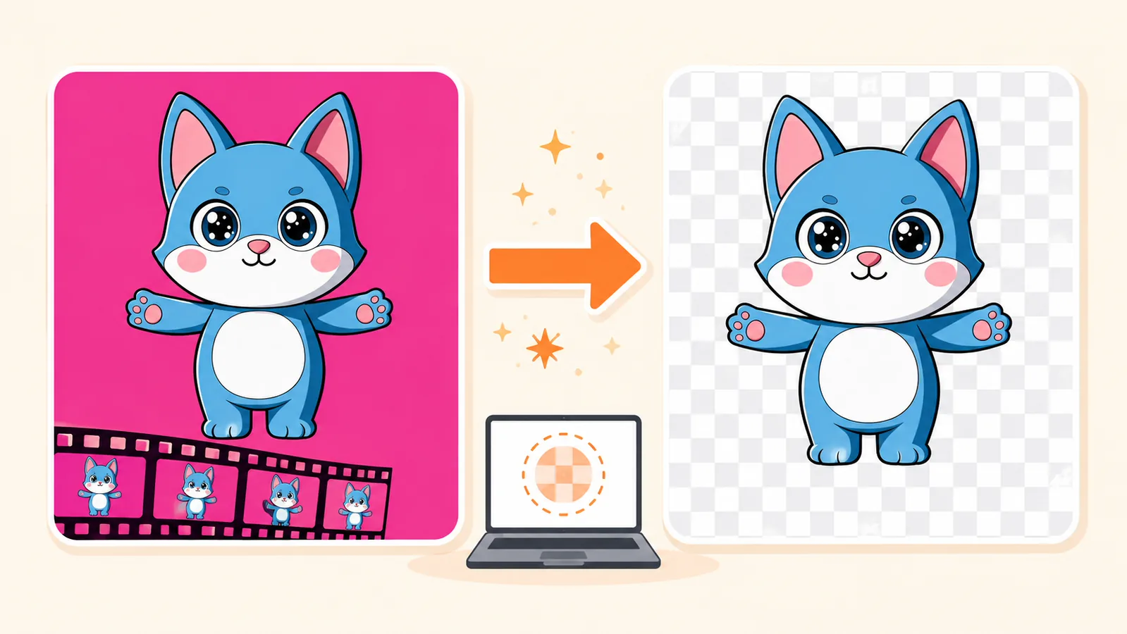Illustration for Transparent GIF Maker