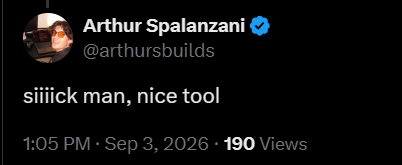 Arthur Spalanzani says: siiiick man, nice tool
